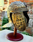 Medieval Roman Brass Helmet Xanten Gallic Helmet Hand Carved Historical Helmet