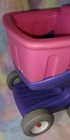 Vintage Step2 Toy Grocery Shopping Cart Purple Pink Kids Pretend Play