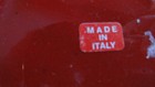 Candle Holder  Made In Italy  Red Christmas Trees 3  Height 3  Diameter Pottery