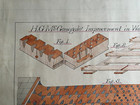 Original Patent Illustration Drawing Wood Pavement H g  Mcgonegal 1868 Inventor