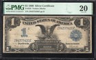 1899  1 Silver Certificate  black Eagle  Pmg 20 Fr 233 73420