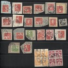 Denmark  Group Of 69 Stamps With Local Star And Star Removed Cancels