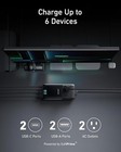 Anker Prime 6-in-1 Usb C Charging Station 140w Power Strip 5ft Detachable Cord