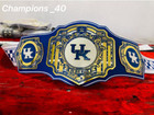 Kentucky Wildcats Legacy Title Championship Belt Adult Size 2mm Brass