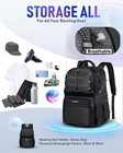 Bowling Ball Bag  Single Bowling Backpack With Shoe Totes Bag Up To Size 16  Pad