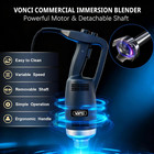 500w Commercial Immersion Blender  16  Sus 304 Removable Shaft  Heavy Duty Power
