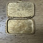 Estee Lauder Estee Super Solid Perfume Vintage Compact Blue Diamond Inset Euc