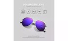 Fashion Cool Aviator Sunglasses For Men Women Polarized Mirror With Case