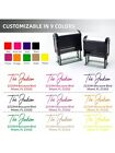 1pc Custom Self-inking Return Address Stamp  Personalized Office   Mailing Seal
