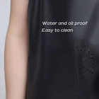 Waterproof Rubber Vinyl Apron Black - 43hx29w Inch Adjustable Long Black Lightwe