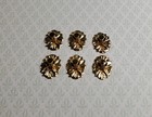 Dollhouse Doorknobs Handles Fancy Gold Brass 6 Pcs 1 12 Scale Miniatures