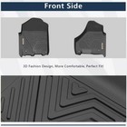 3d Floor Mats Liners For 2013-2018 Dodge Ram 1500 2500 3500 Crew Cab All Weather