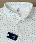 Johnnie-o Shamrocked Featherweight Performance Polo Golf Shirt Shamrock Sz M