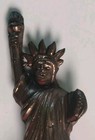 Vintage Copper Statue Of Liberty Mini Souvenir New York Ny 4 25 Inches High