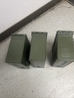 3 Cans  Three 30 Cal Grade 1 Empty Ammunition Case  M19a1 Ammo Cans