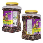 Premium Cockatiel Bird Food Seed Mix With Probiotics In Jar 4 5 Lb