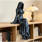 Lady Reaper Statue Desktop Ornament Gothic Female Figure Home Office Decor Gift