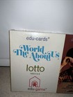 Vintage Edu-cards The World About Us Lotto Kids Card Game  1970  New Sealed 