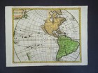 Antique Map Of North   South America  By Philipp Cluver 1697