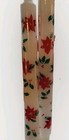 Vintage Christmas Taper Candles Set Poinsettia Holly Berries 10  Sealed Set Of 2