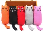 5pcs Bite Resistant Catnip Toy For Cats catnip Filled Cartoon Mice Cat Teethi   