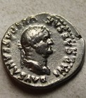 Rare Genuine Ancient Roman Silver Coin Denarius Vespasian 69-71 Ad Pax  Branch