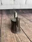 Antique Coal Miner Oil Wick Lamp Teapot Lantern Soldered  1876 Signed   Dated