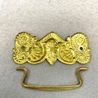 Vintage Ornate Brass Cabinet Hardware Pulls Anglo-american Brass Co Floral Lot