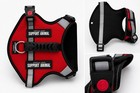 Esa Emotional Support Animal Dog Vest Harness Red Reflective Adjustable Small