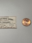 Confederate States  2 Bond Coupon 1861 Civil War Csa Paper Note - F
