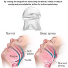 Anti Snoring Sleep Aid Device Silicone Tongue Mouthpiece Snore Stopper With Case