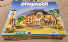 Vintage Playmobil 3120 Barn W horses  People  Accessories   With Box