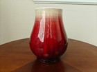 Chinese Porcelain Red Glaze Vase Zun