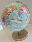 Vintage Replogle Globe 12  World Nation Series Raised Relief Est  1983-1986