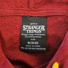 Stranger Things Hellfire Club Hoodie Burgundy Graphic Devil Demogorgon Men s Med