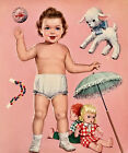 Vintge Uncut Baby Bro Sister Paper Doll Hd Laser Reproduction lo Price hi Qual