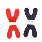 Dental Full Mouth Articulating Paper Horseshoe Hydrophilic Double Sided Blue red