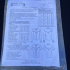 Vintage Decades Of Style 1940s Rodeo Gal Shirt Sewing Pattern 4008 Bust 30   46