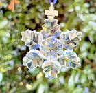 New Swarovski Crystal Annual Christmas Ornament Snowflake 1996
