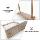 Pet Furniture Playstand Table Bird Cage Stick Perches Parrot Rack