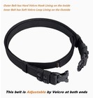     tacnex Duty Belt W hook Lining 4 Keepers 2  Police Law Enforcement Officer Med