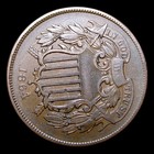 1864 Two Cent Piece 2cp ---- Stunning Coin ----  305u
