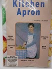 Vtg Full Vinyl Apron New Original Package Fruit Theme