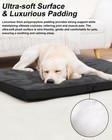 Dog Crate Bed For Large Size Dogs washable Dog Kennel Pad Ultra Soft Pet Slee   