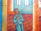 Russian Icon Of Unexpected Joy 19th Century Large 17 X 20 Antique Hand Painted 
