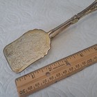 Vintage Made In China Silver Plate Desert Tongs