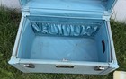 Vintage Blue-gray Royal Traveller  Samsonite Train Case Overnight Makeup Case
