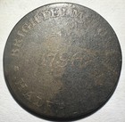 1796 Great Britain Sussex Brightelmstone 1 2 Penny Conder Token  Honor The King 