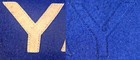 Vintage 1930s Le University Bulldogs Football Pennant   Sewn Letters Wow 