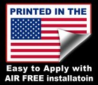 American Flag Fish Sticker Usa Fishing Decal Car Vehicle Window Graphic Bumper